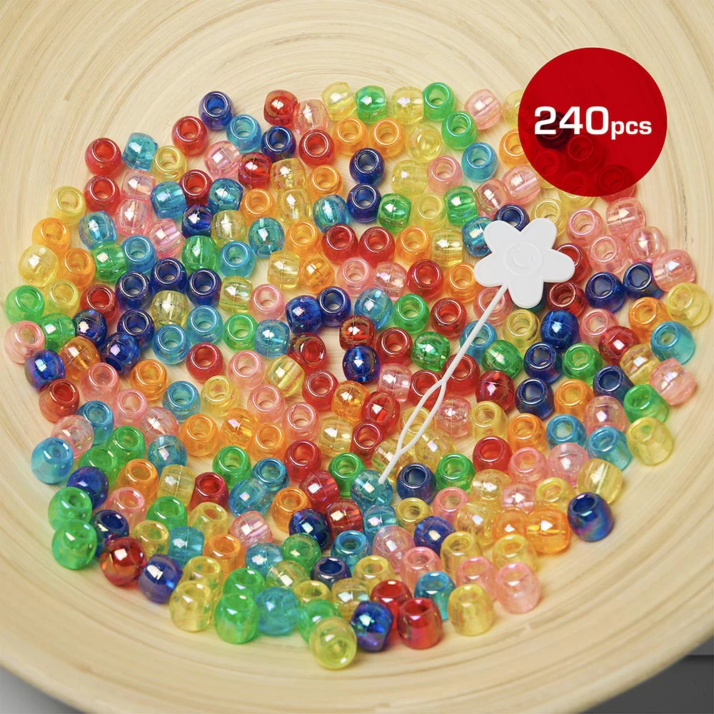 Red by Kiss Large Hair Beads 240pcs - Image 11