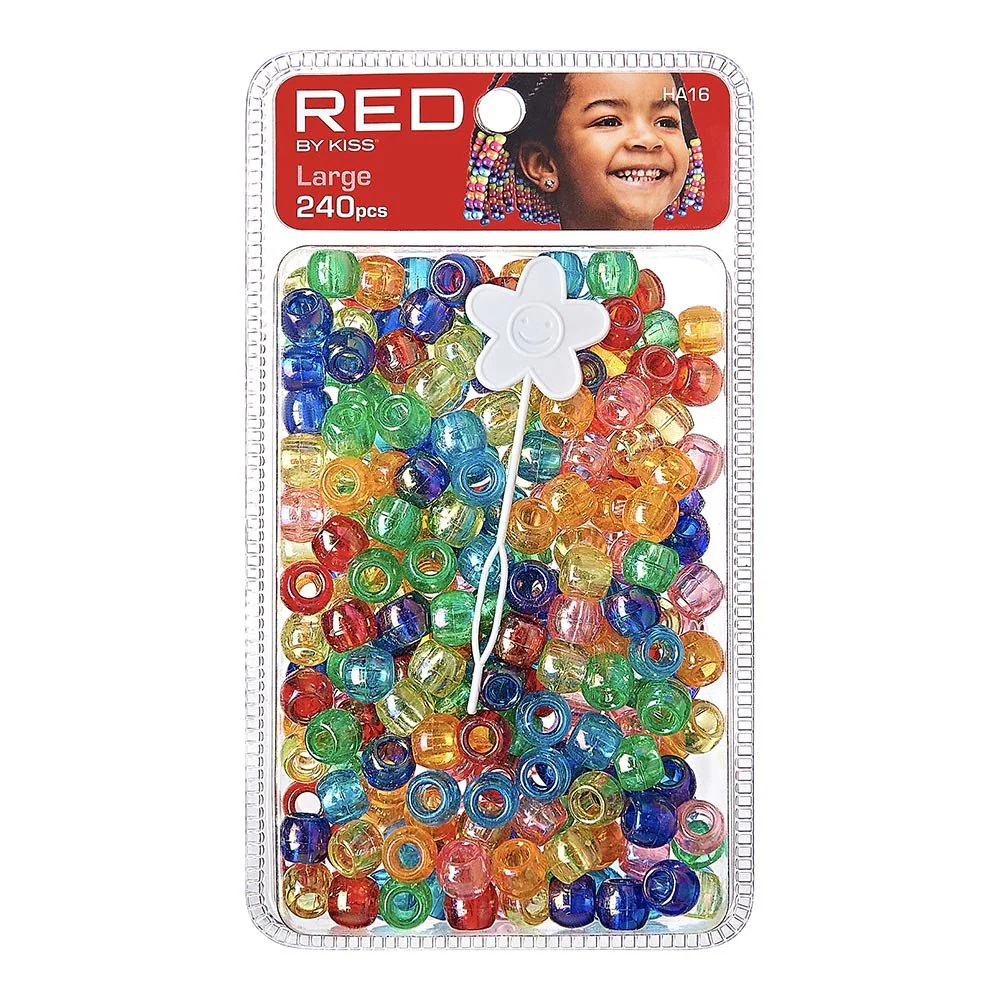 Red by Kiss Large Hair Beads 240pcs - Image 12
