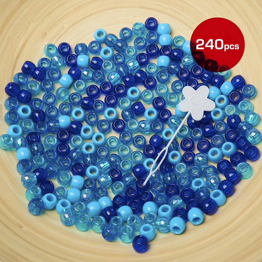 Red by Kiss Large Hair Beads 240pcs - Image 17