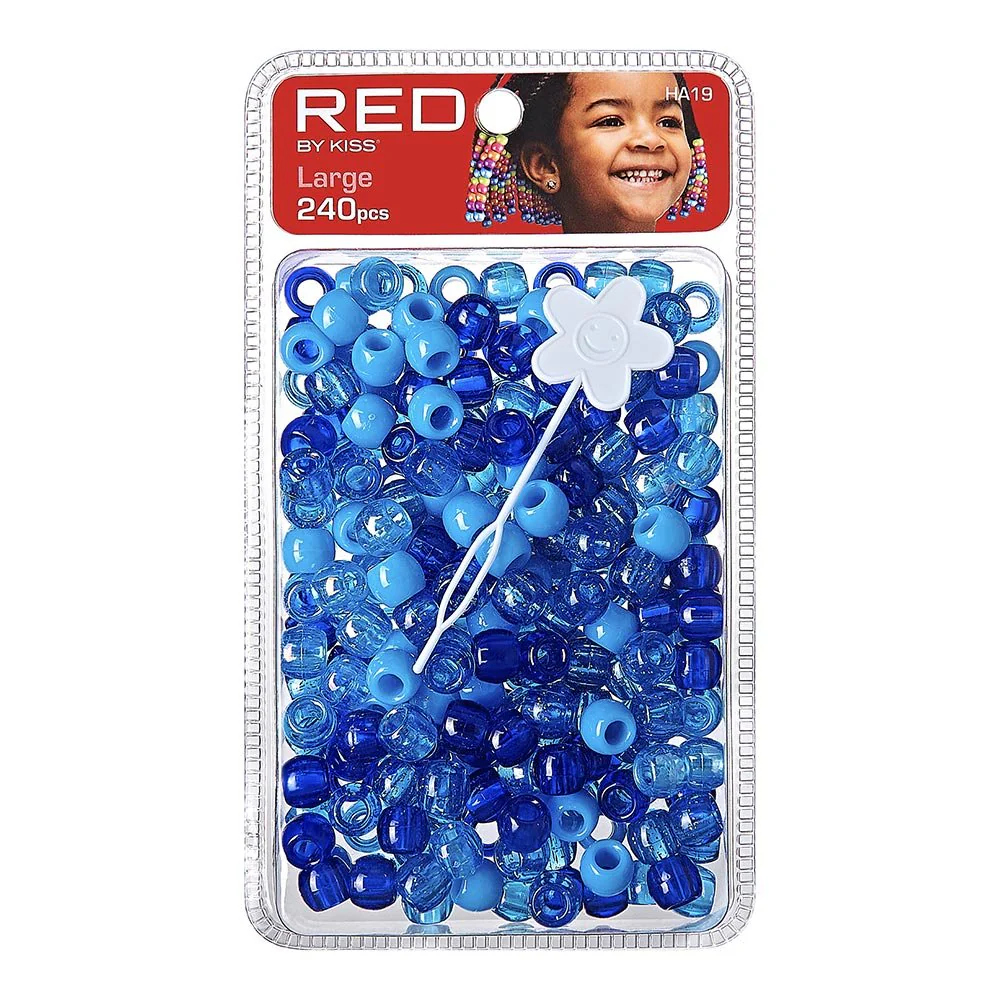 Red by Kiss Large Hair Beads 240pcs - Image 18