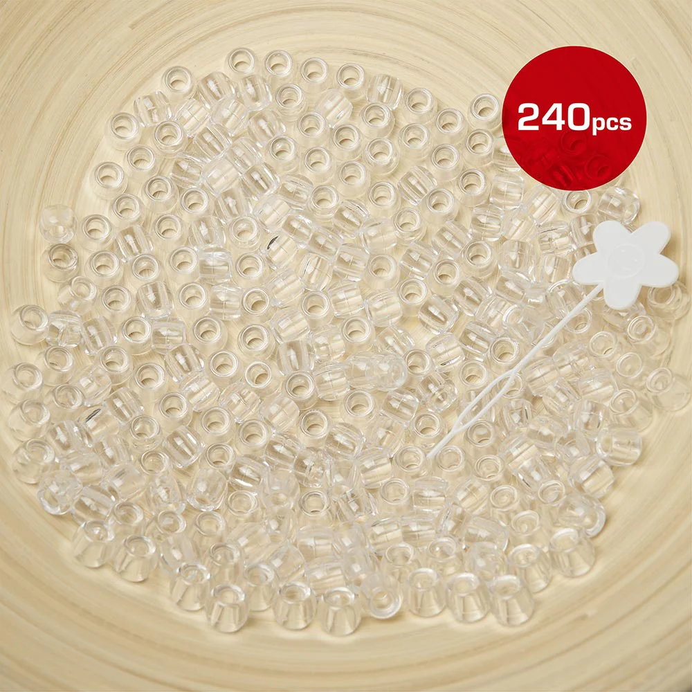 Red by Kiss Large Hair Beads 240pcs - Image 5