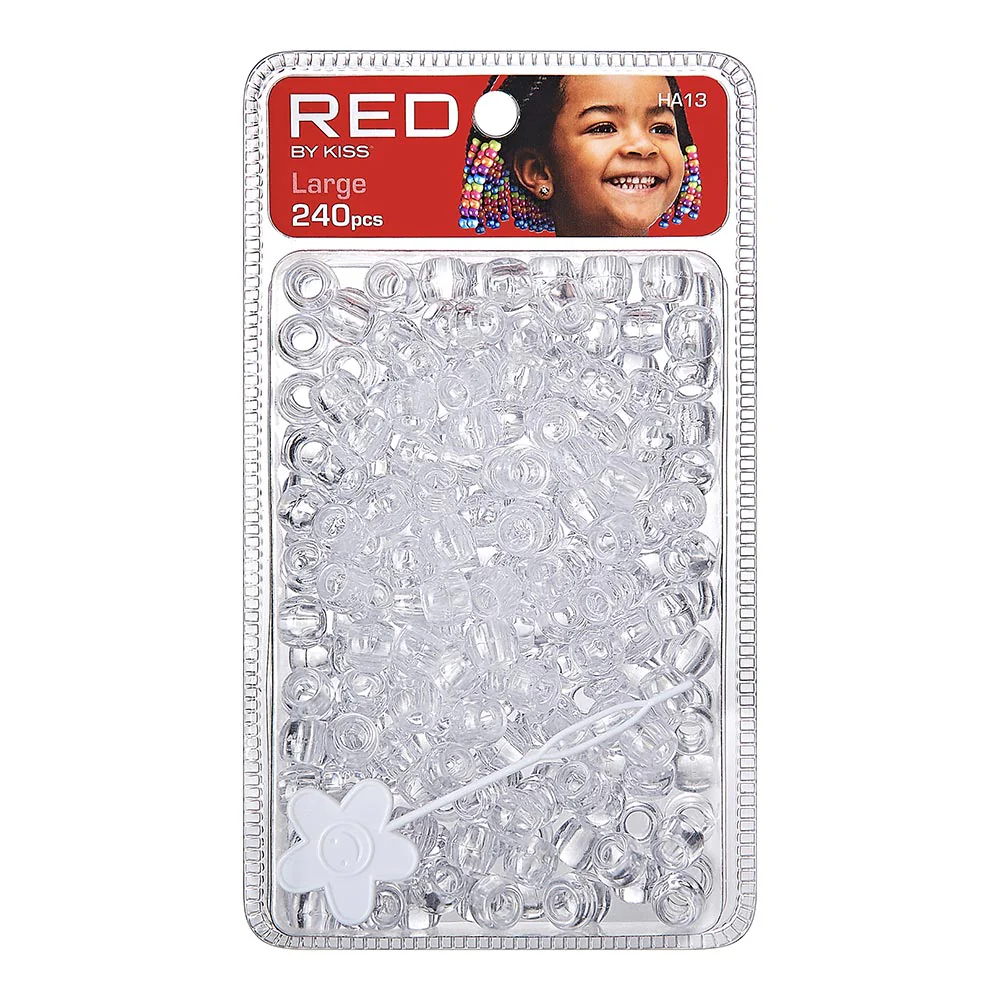Red by Kiss Large Hair Beads 240pcs - Image 6