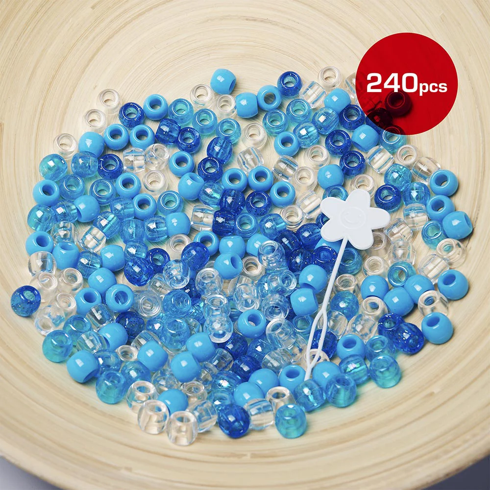 Red by Kiss Large Hair Beads 240pcs - Image 7