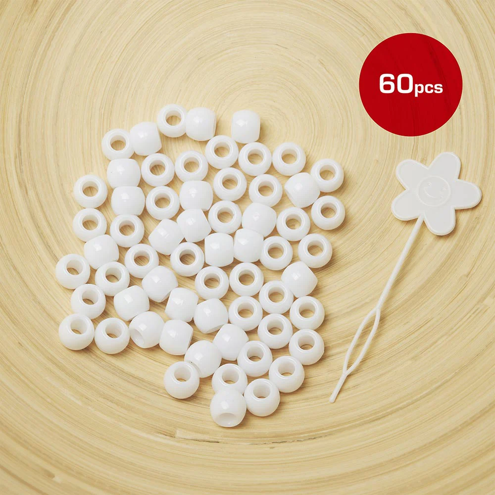 Red by Kiss Large Hair Beads 60pcs - Image 3