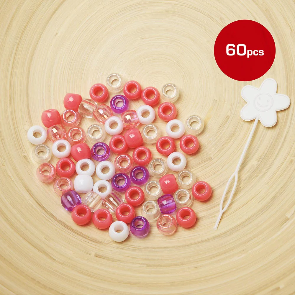 Red by Kiss Large Hair Beads 60pcs - Image 7