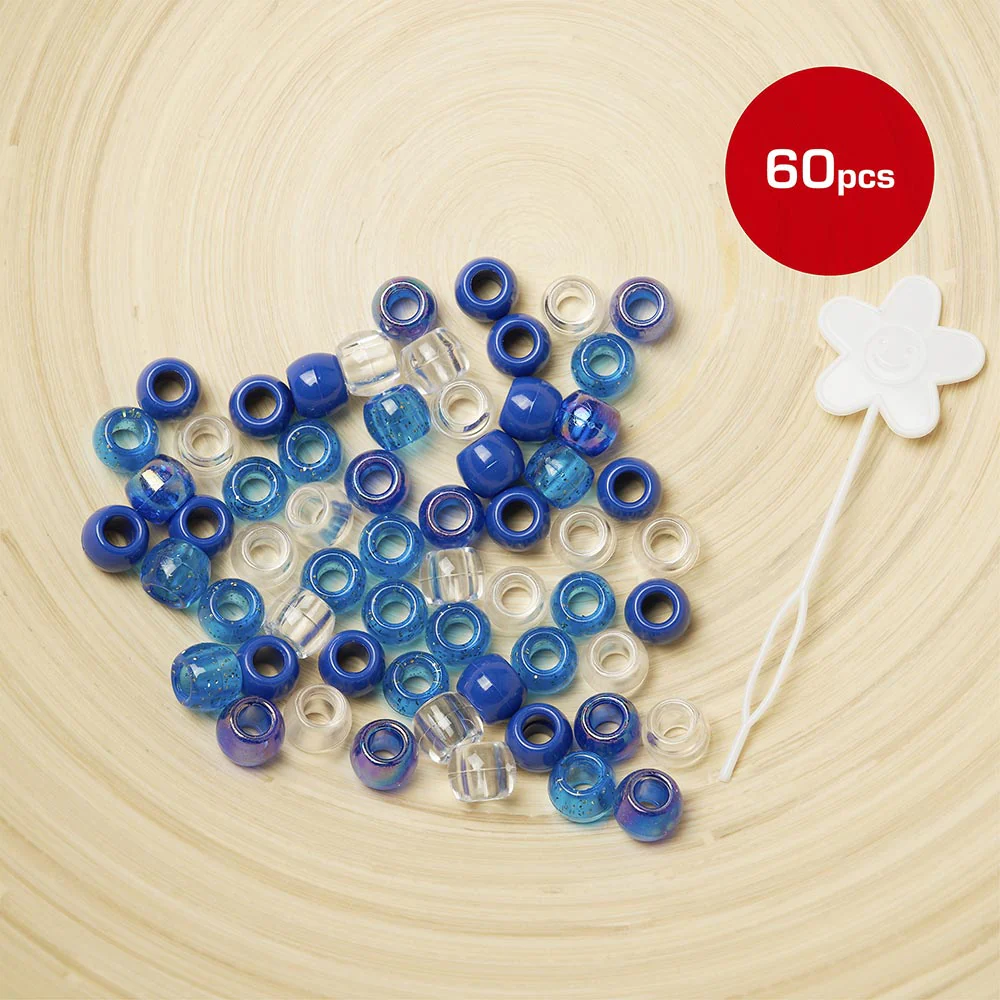 Red by Kiss Large Hair Beads 60pcs - Image 9