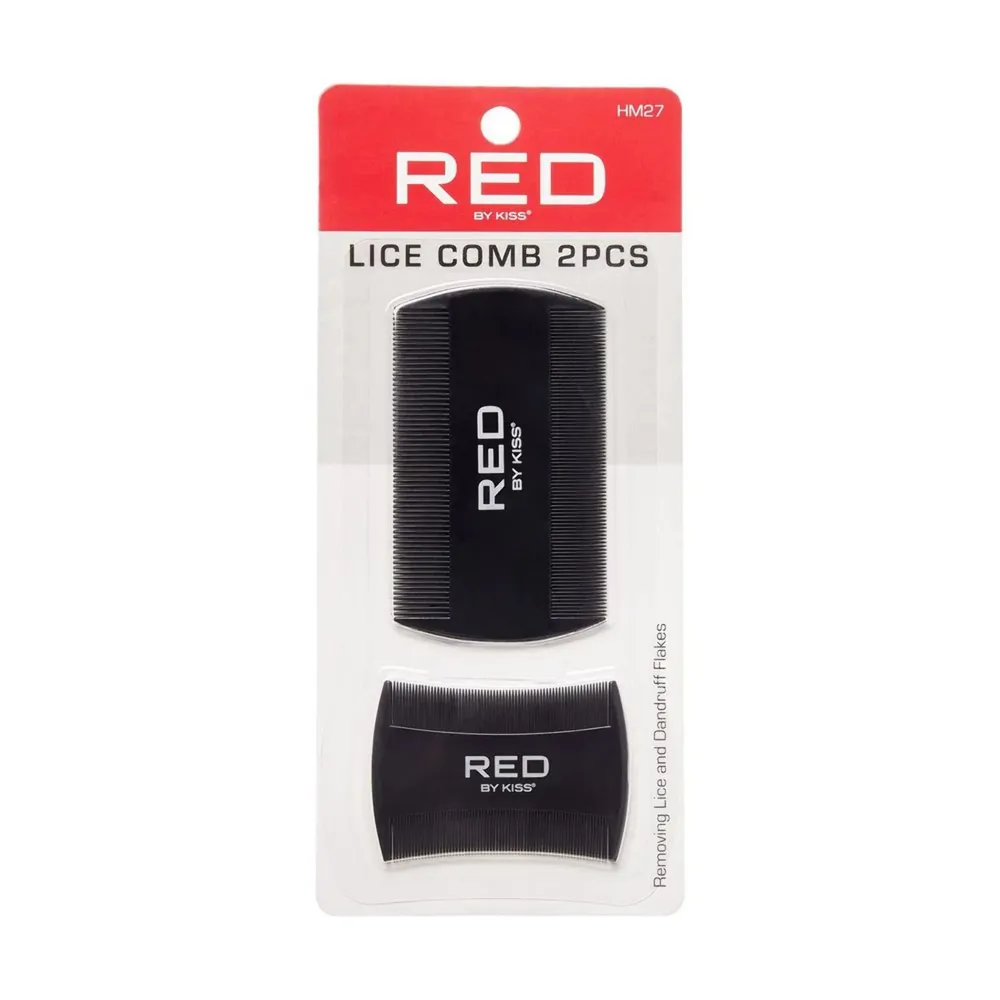 Red by Kiss Lice Comb โ 2 Pcs