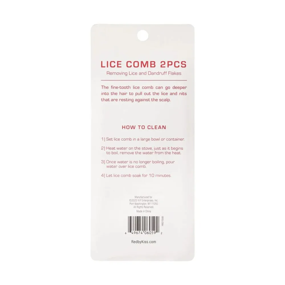 Red by Kiss Lice Comb โ 2 Pcs - Image 4