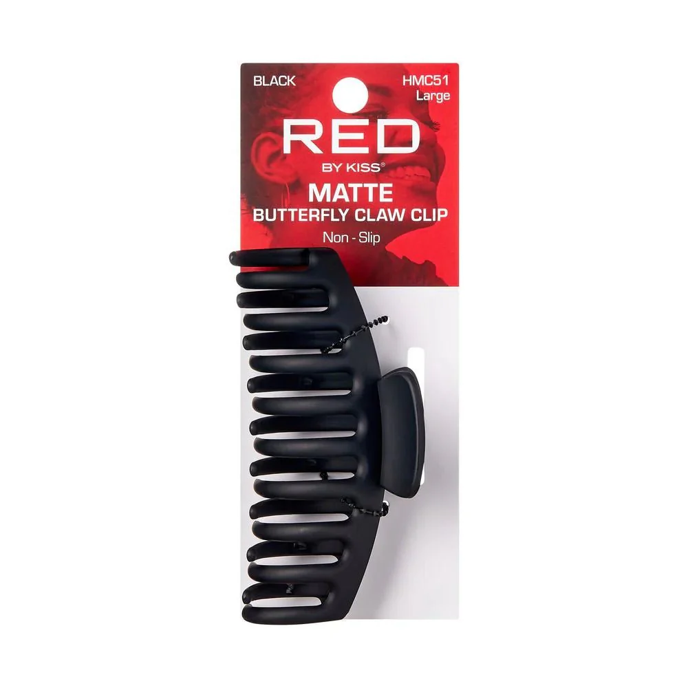 Red by Kiss Matte Butterfly Claw Clip ā Large - Image 2