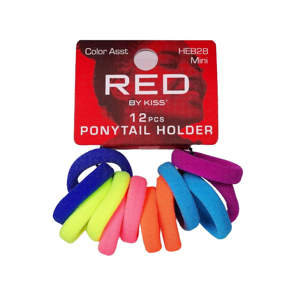 Red by Kiss Mini Ponytail Holders β 12 Count - Image 6