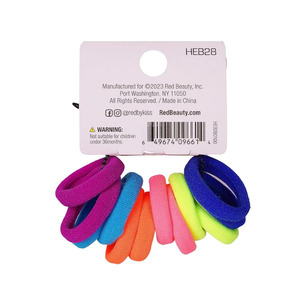 Red by Kiss Mini Ponytail Holders β 12 Count - Image 7