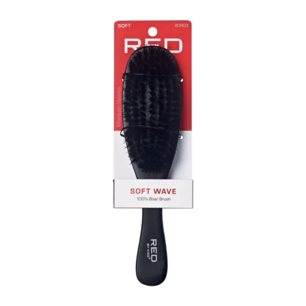 Red by Kiss Soft Wave Boar Brush β Soft