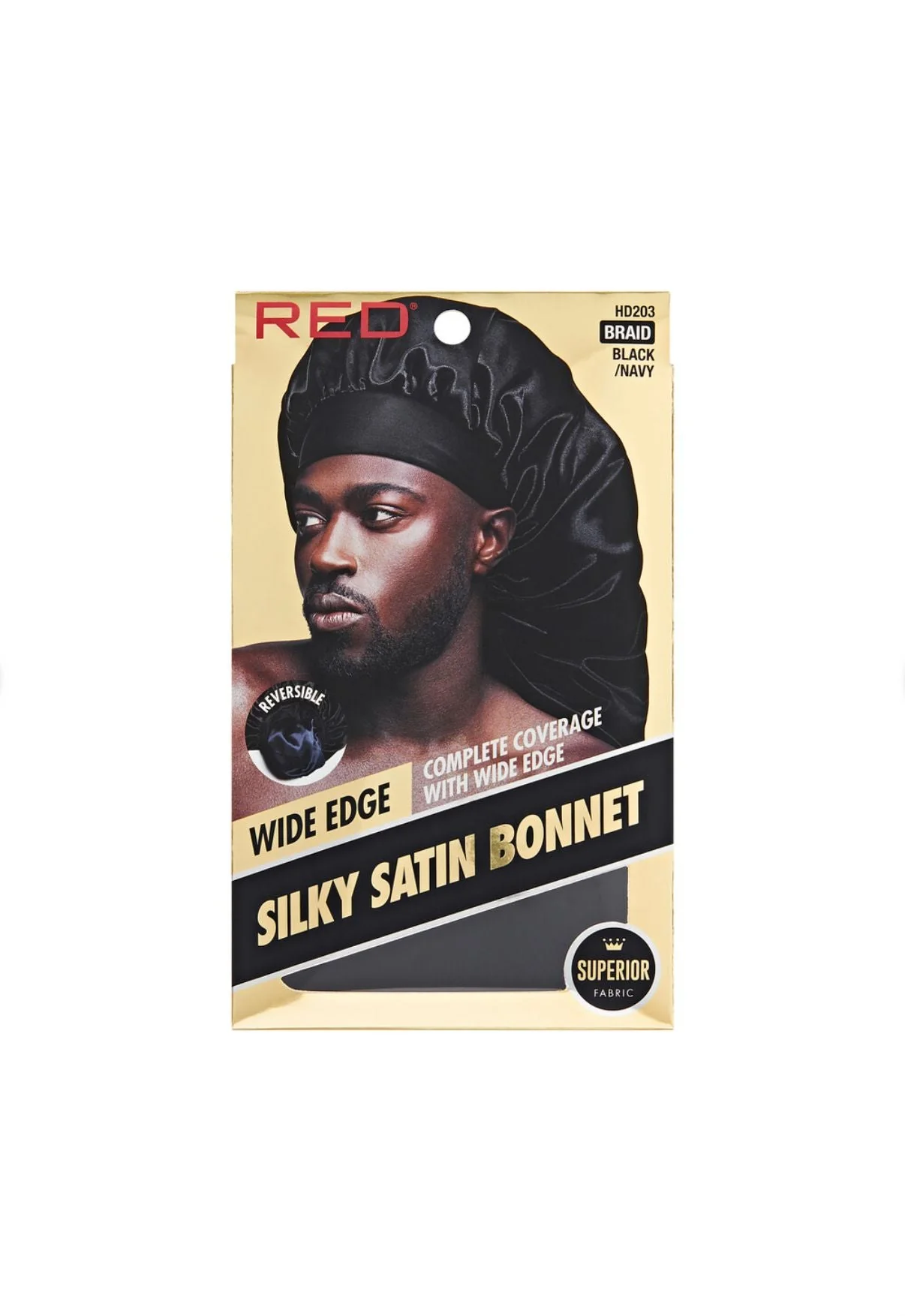 Red By Kiss Men’s Silky Satin Bonnet - Image 2