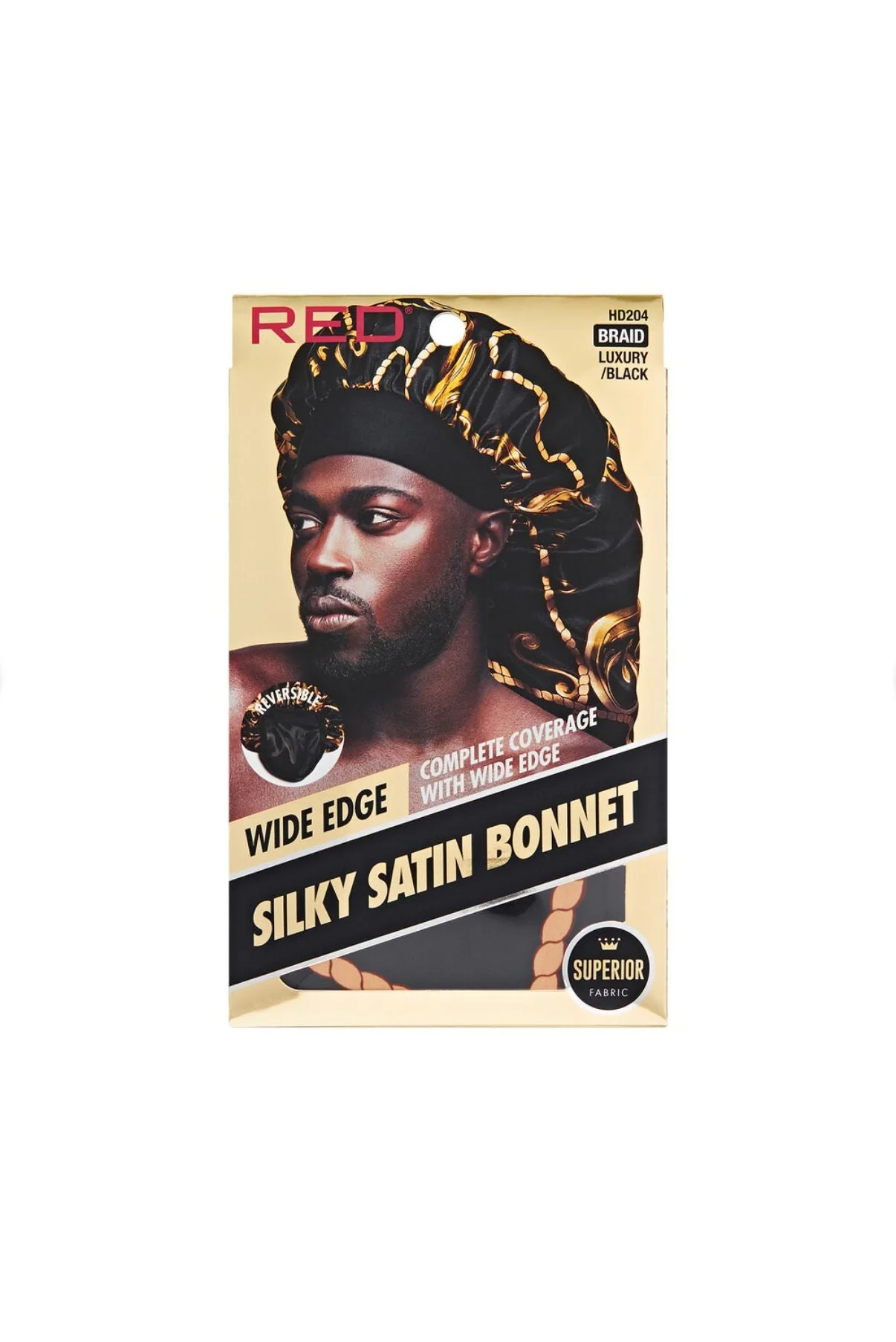 Red By Kiss Men’s Silky Satin Bonnet - Image 3