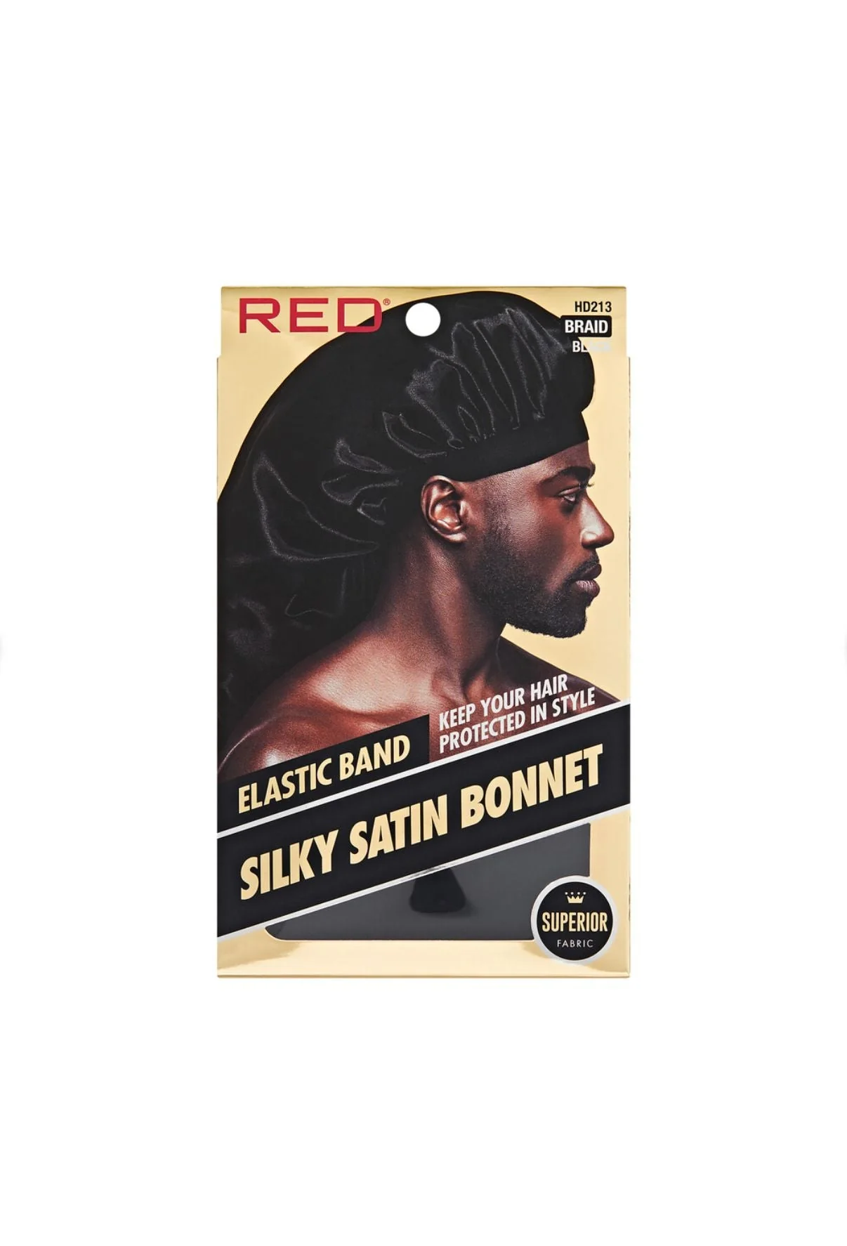 Red By Kiss Men’s Silky Satin Bonnet - Image 4