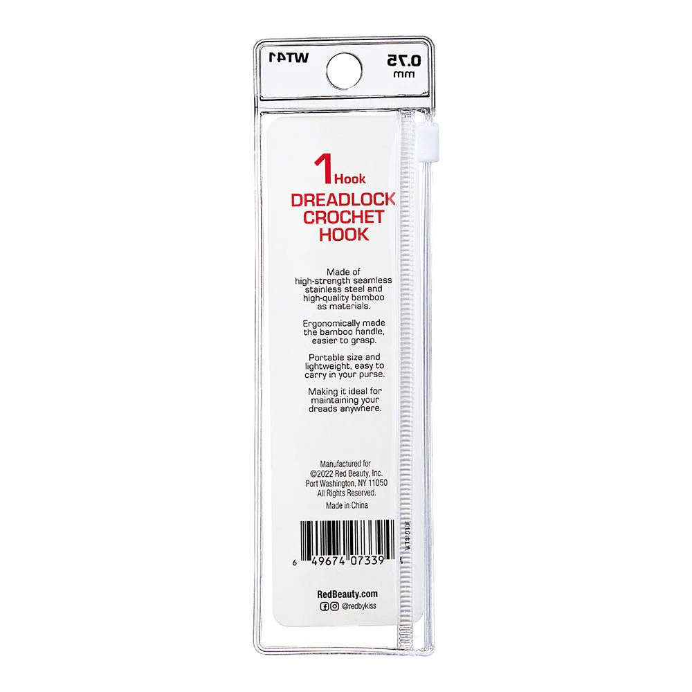 Red by Kiss 1 Hook Crochet Needle β 0.75 mm - Image 2