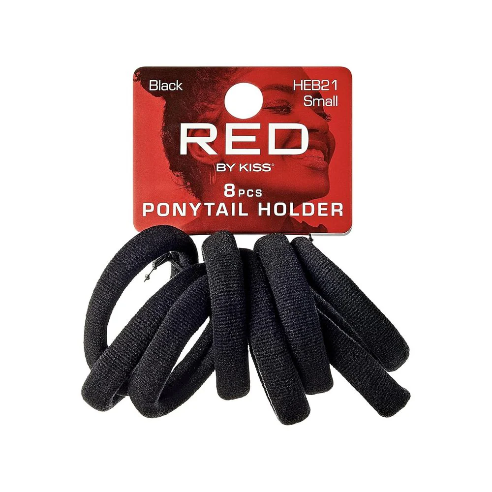 Red by Kiss Strong Hold Ponytail Holders β 8 Count