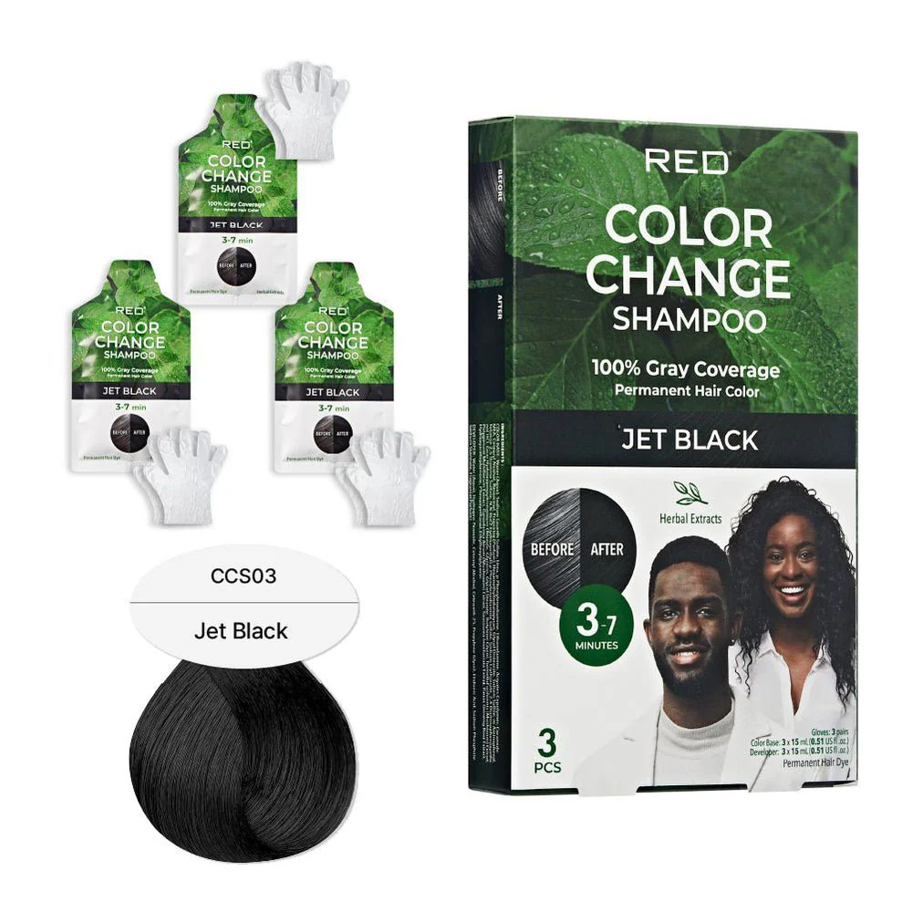 Red by Kiss Natural Herbal Color Change Shampoo - Image 4