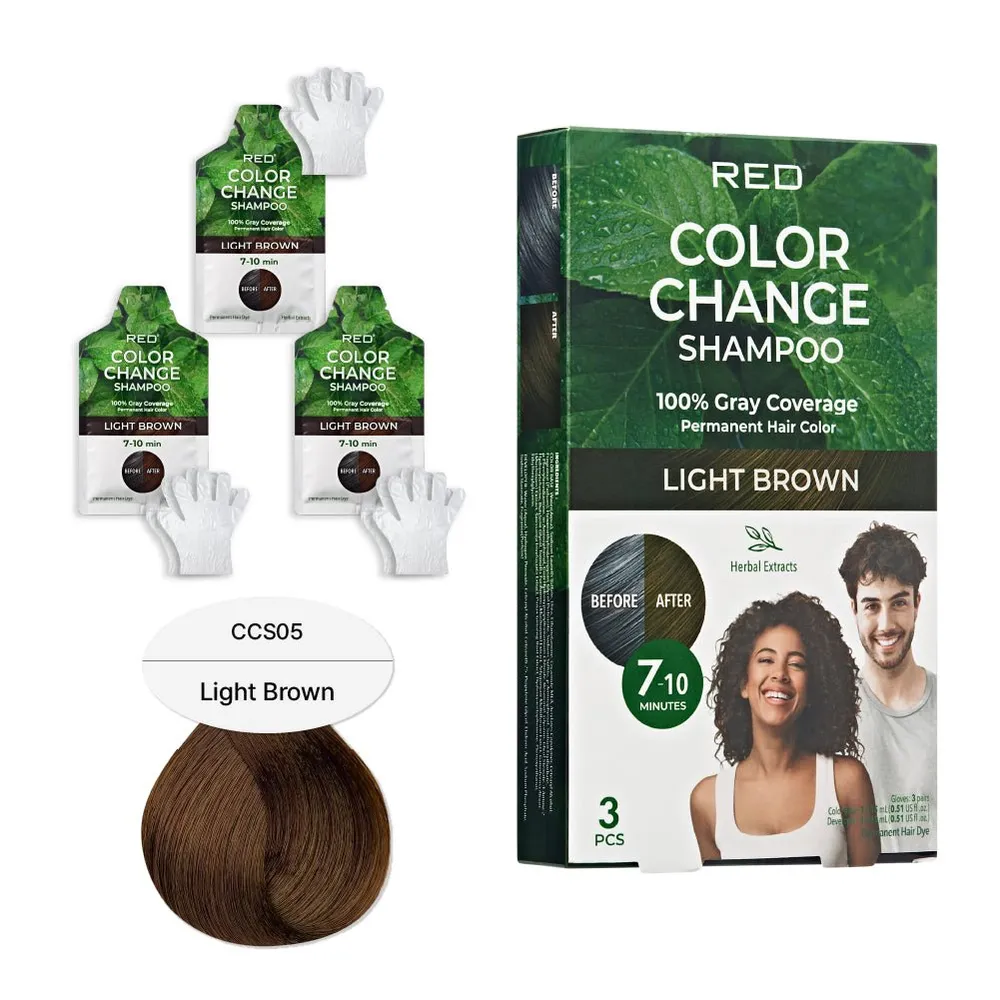 Red by Kiss Natural Herbal Color Change Shampoo - Image 6