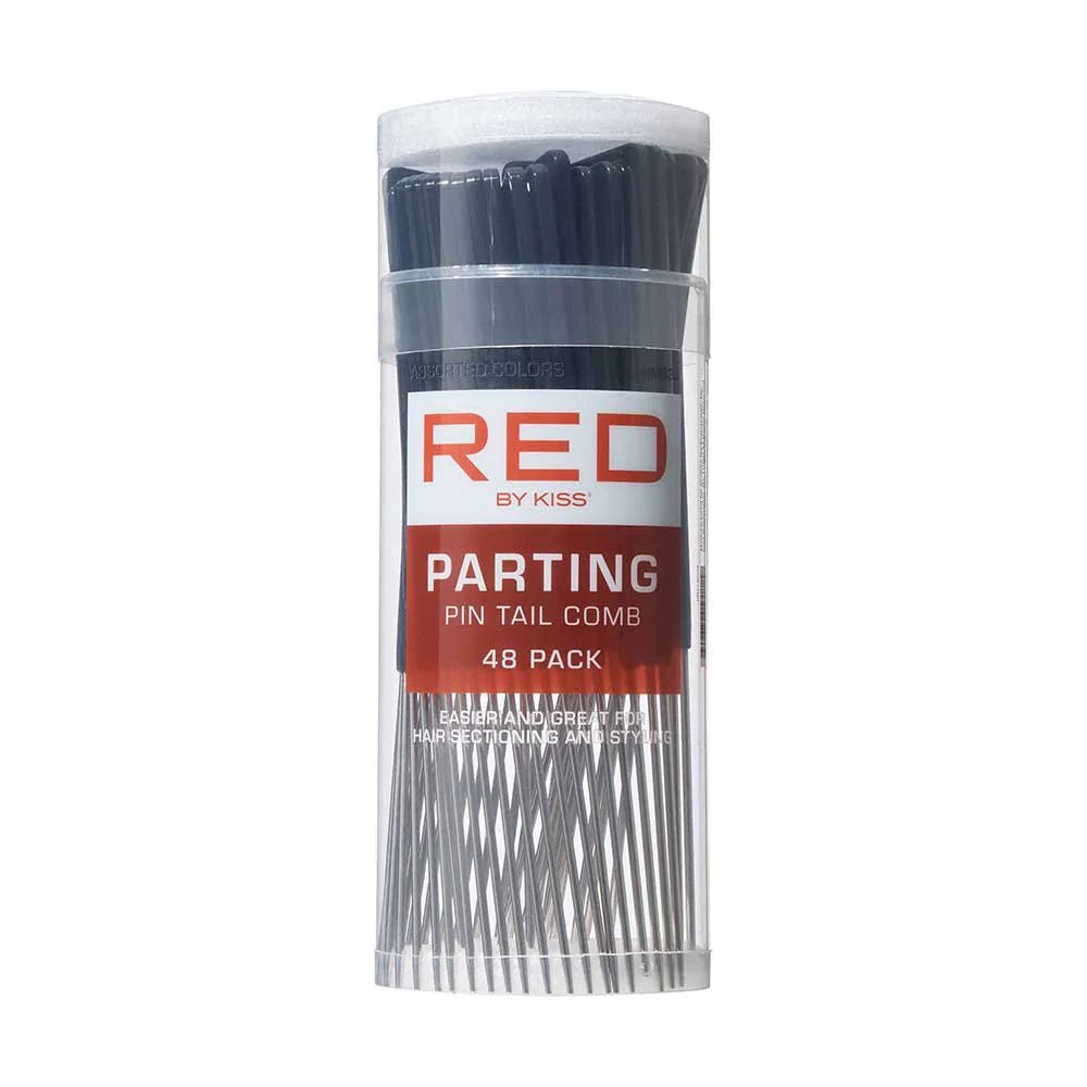 Red by Kiss – Parting Pin Tail Comb (48pcs)