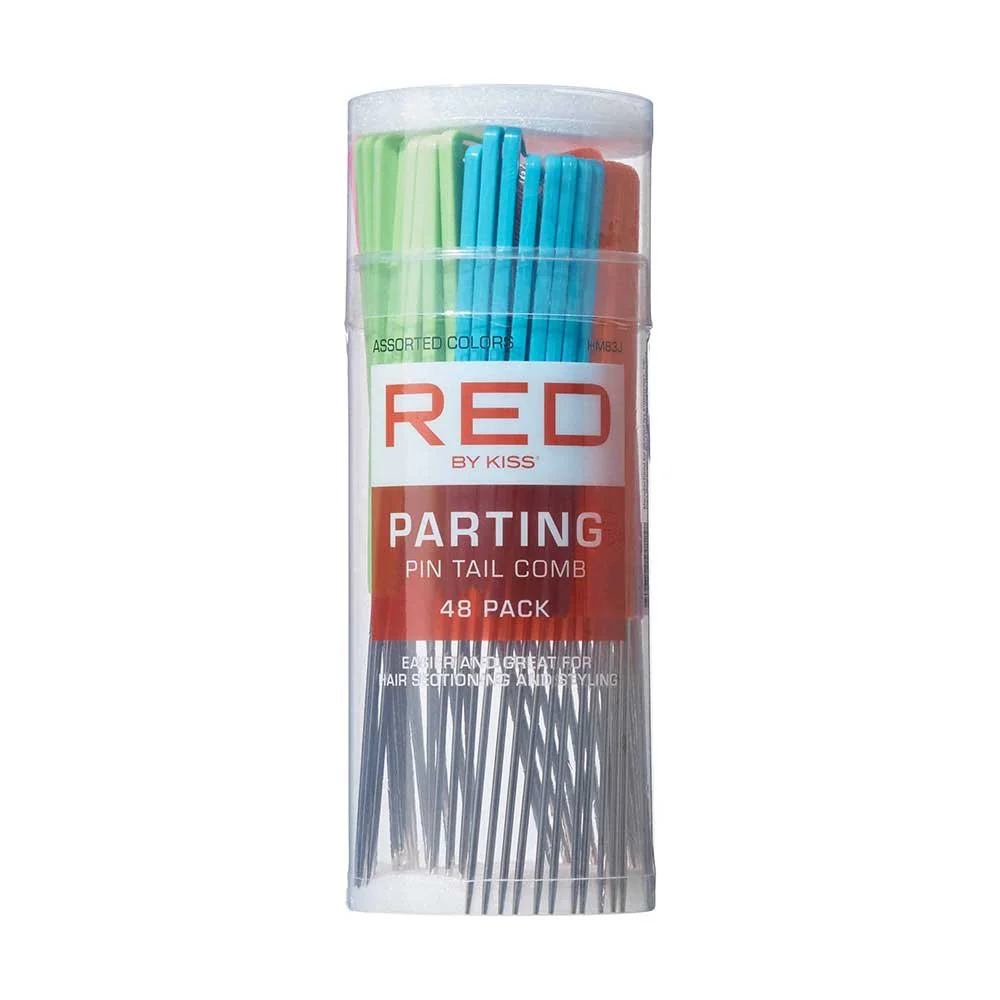 Red by Kiss – Parting Pin Tail Comb (48pcs) - Image 3