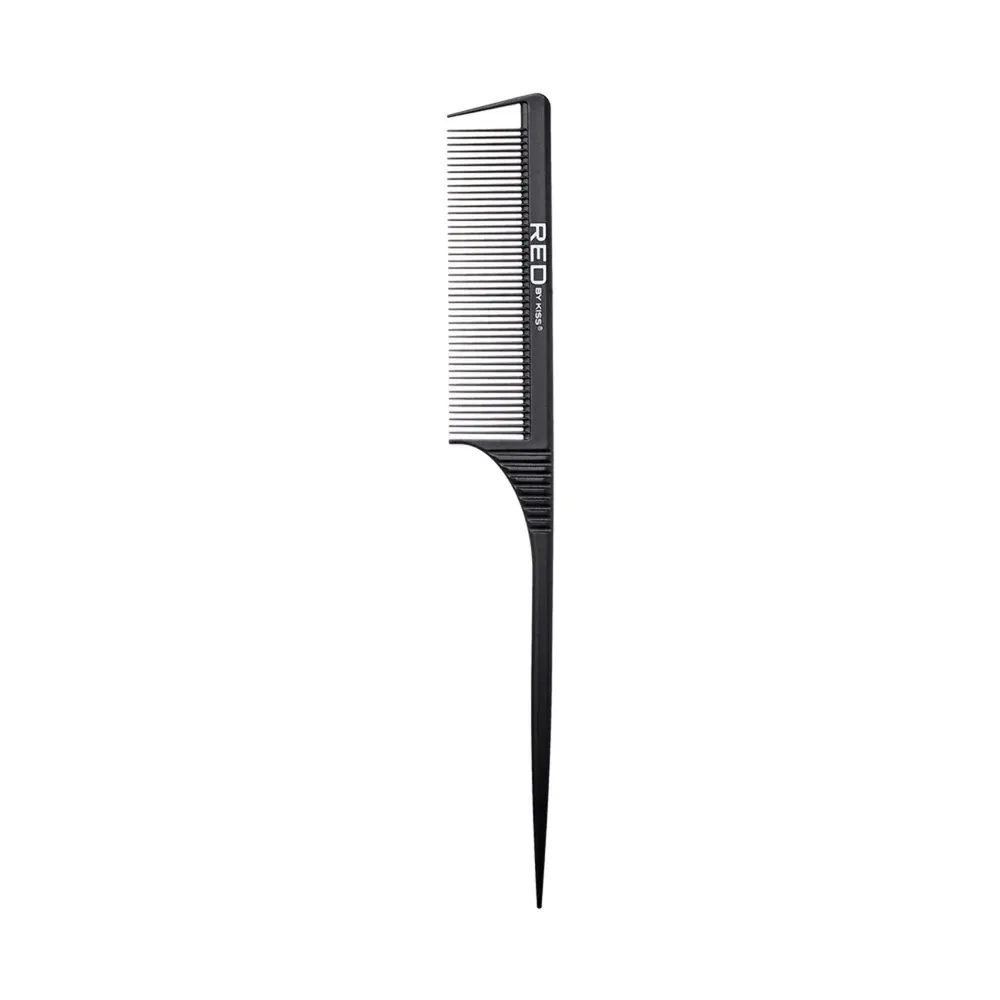 Red by Kiss Carbon Fiber Parting Rat Tail Comb - Image 4