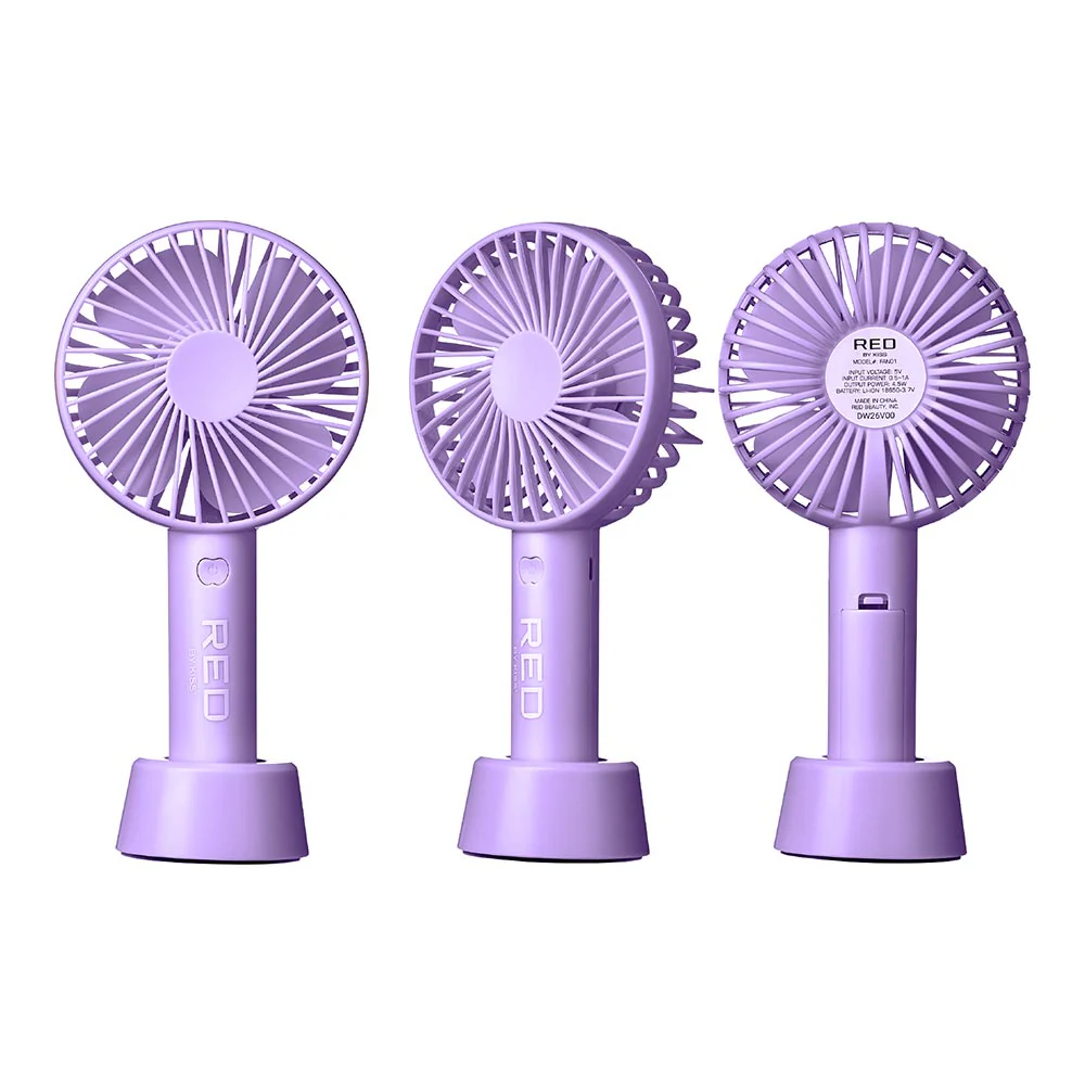 Red by Kiss Portable Handheld Beauty Fan