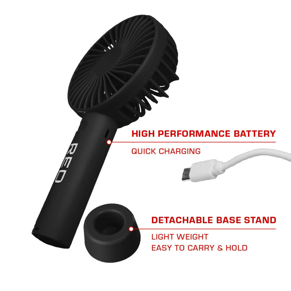 Red by Kiss Portable Handheld Beauty Fan - Image 8