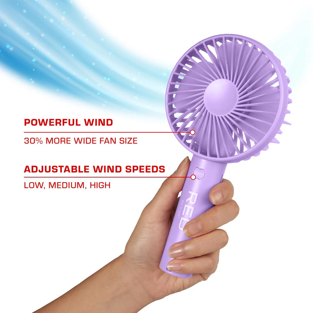 Red by Kiss Portable Handheld Beauty Fan - Image 9