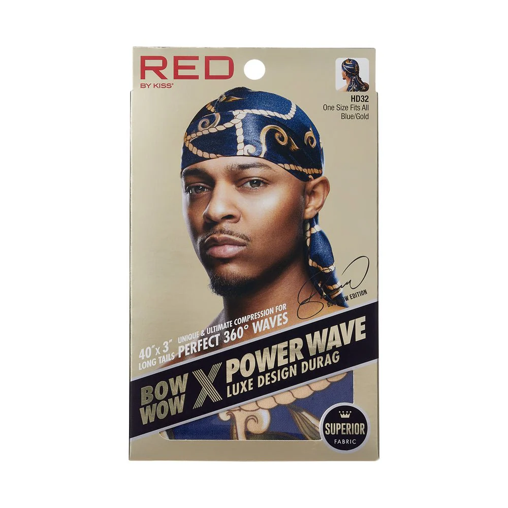 Red by Kiss Premium Bow Wow X Power Wave Luxe Design Durag - Image 2