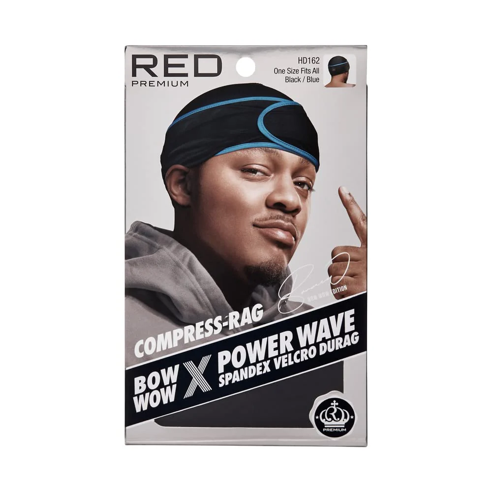 Red by Kiss Premium Bow Wow Power Pattern Velvet Compress Rag - Image 3