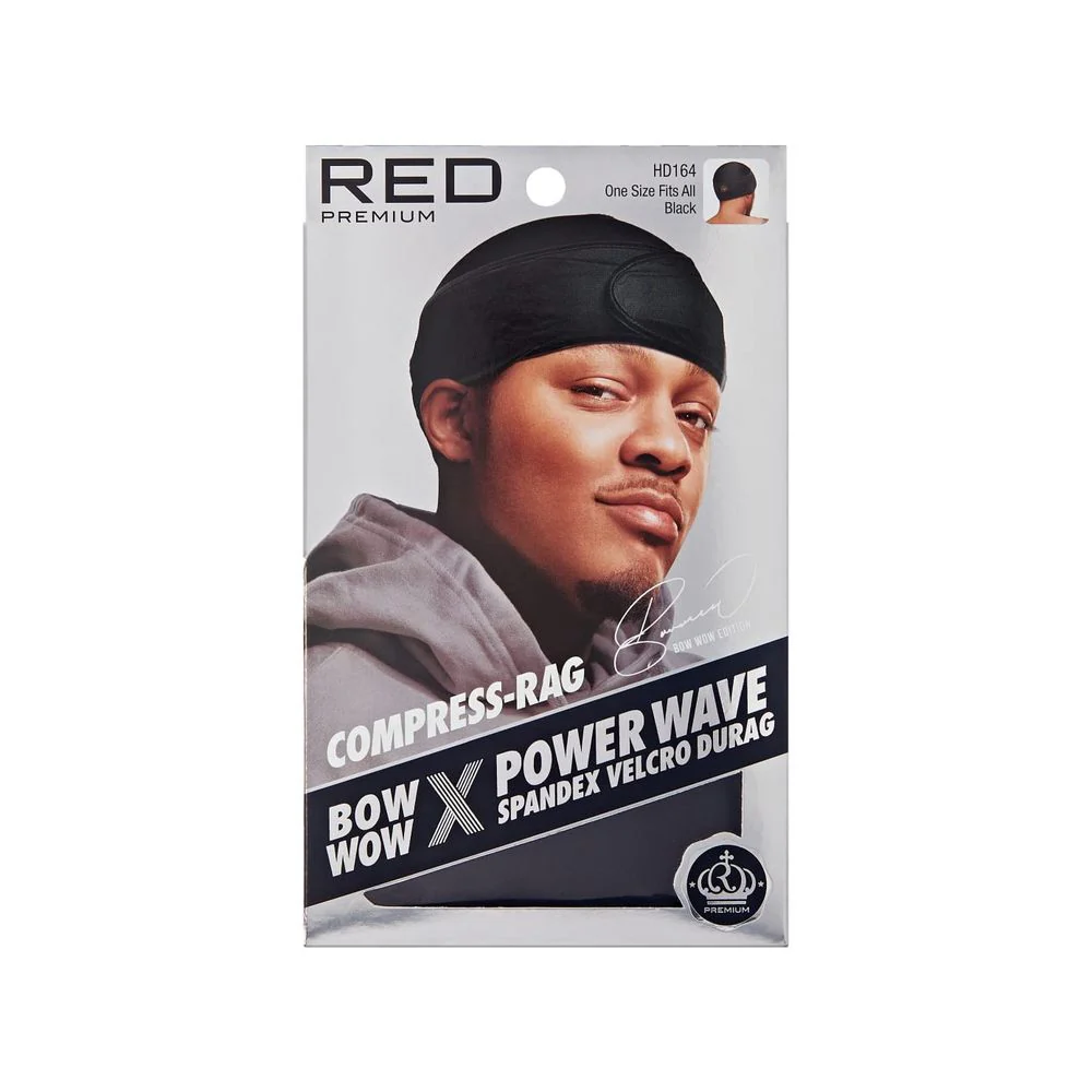 Red by Kiss Premium Bow Wow Power Pattern Velvet Compress Rag - Image 5