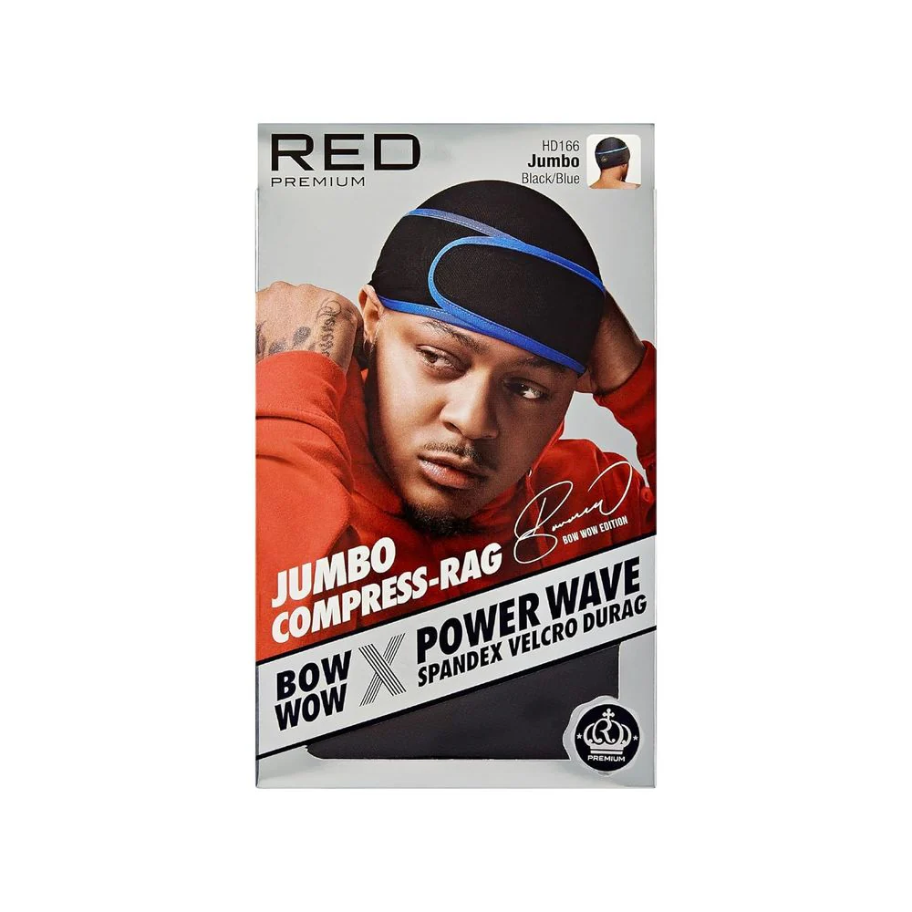 Red by Kiss Premium Bow Wow Power Pattern Velvet Compress Rag - Image 7
