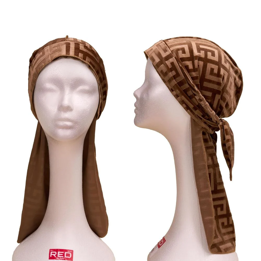 Red by Kiss Premium Bow Wow X Power Pattern Velvet Durag - Image 12