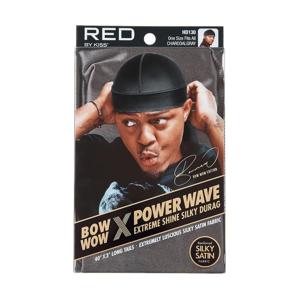 Red by Kiss Bow Wow Power Wave Shine Silky Durag โ Max Hold - Image 10