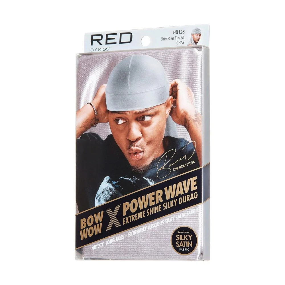 Red by Kiss Bow Wow Power Wave Shine Silky Durag โ Max Hold - Image 15
