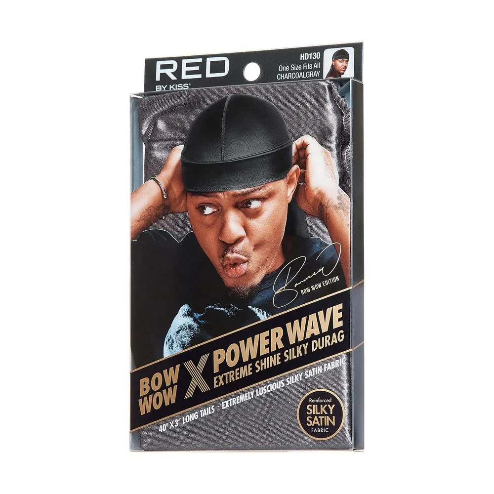 Red by Kiss Bow Wow Power Wave Shine Silky Durag โ Max Hold - Image 19