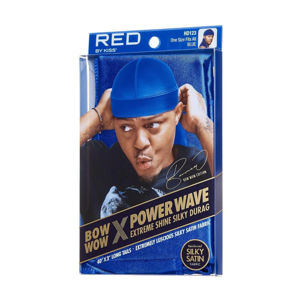 Red by Kiss Bow Wow Power Wave Shine Silky Durag โ Max Hold - Image 22