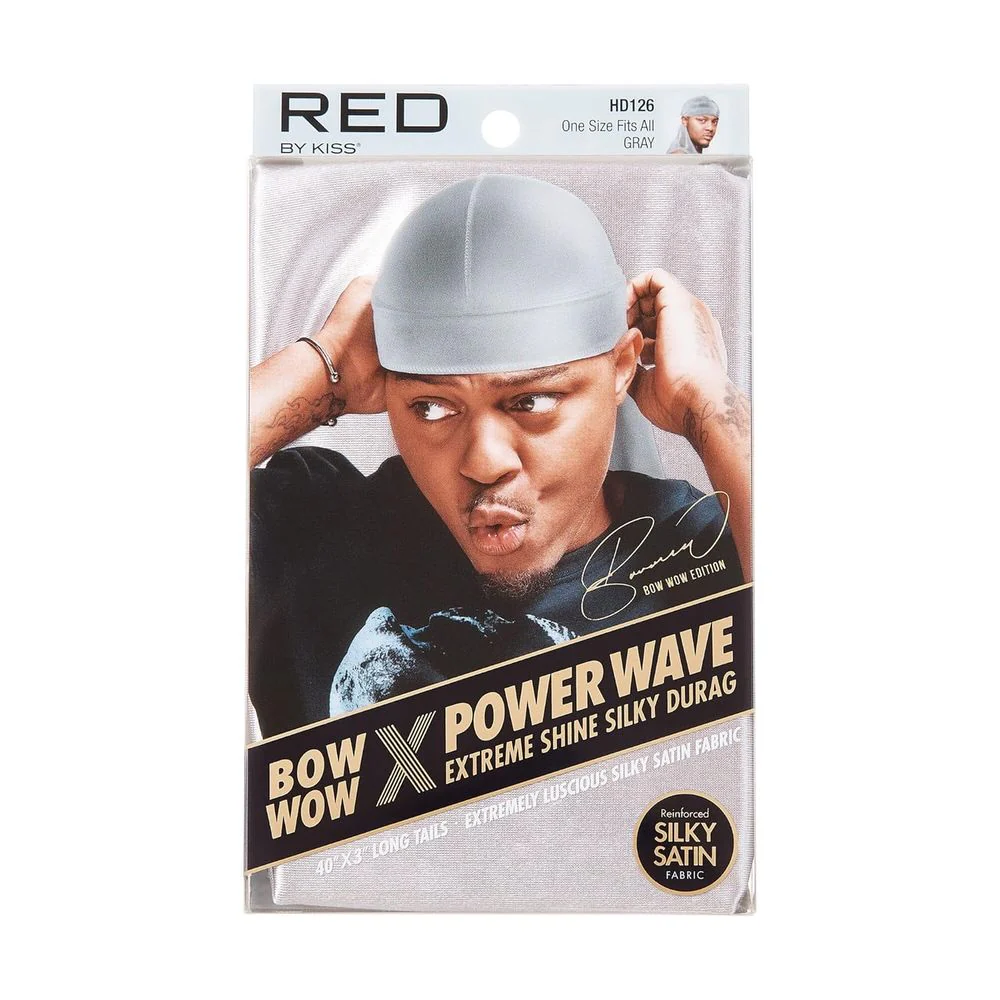 Red by Kiss Bow Wow Power Wave Shine Silky Durag โ Max Hold - Image 6
