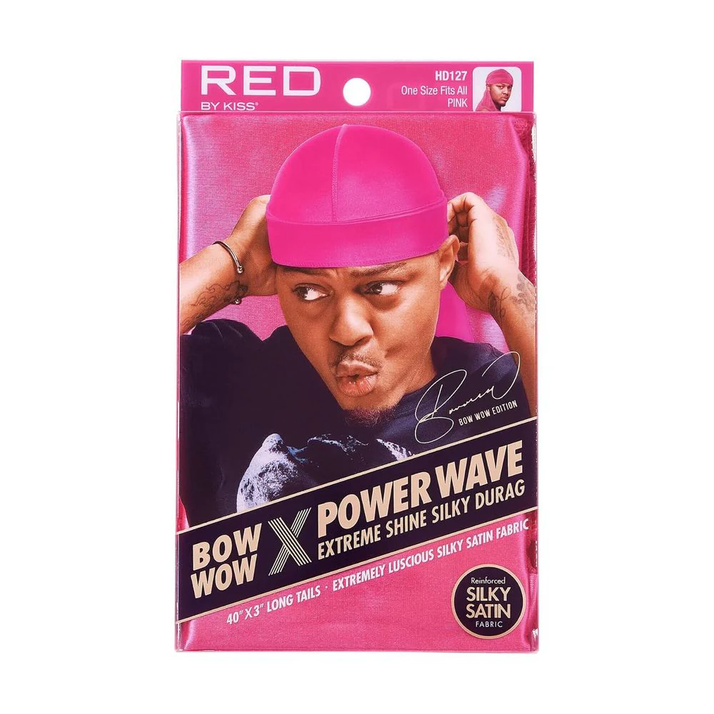 Red by Kiss Bow Wow Power Wave Shine Silky Durag โ Max Hold - Image 7