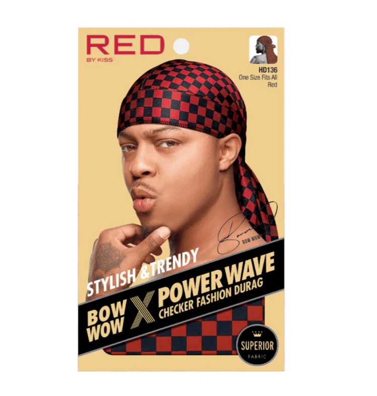 Red by Kiss Premium Bow Wow X Power Wave Tie Dye Durag - Image 11