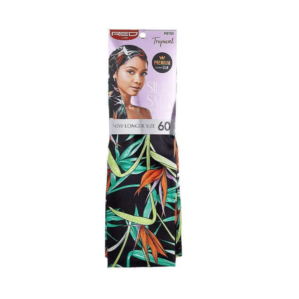 Red by Kiss Premium Charmeuse Silky Satin Scarf - Image 6