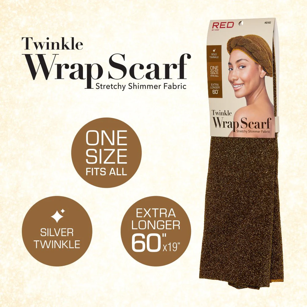 Red by Kiss Twinkle Wrap Scarf - Image 13