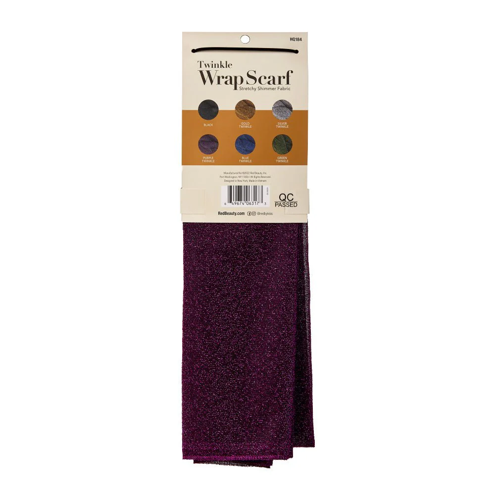 Red by Kiss Twinkle Wrap Scarf - Image 16