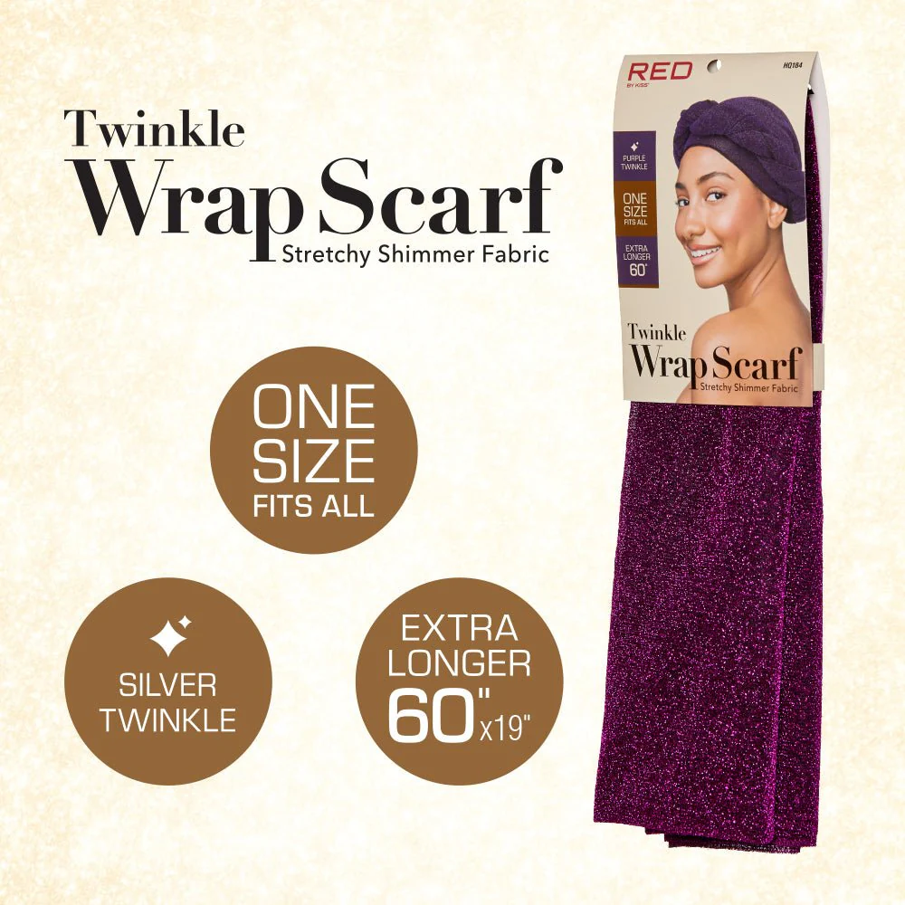 Red by Kiss Twinkle Wrap Scarf - Image 17