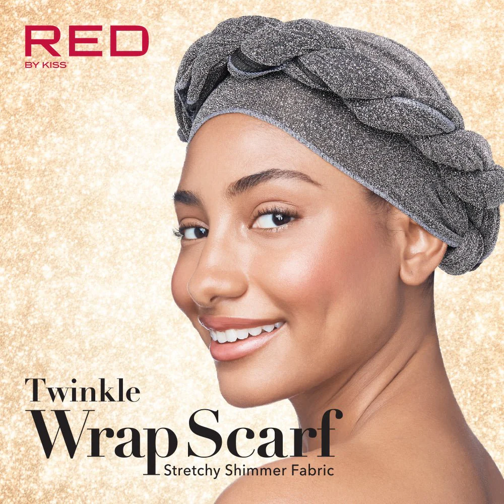 Red by Kiss Twinkle Wrap Scarf - Image 2
