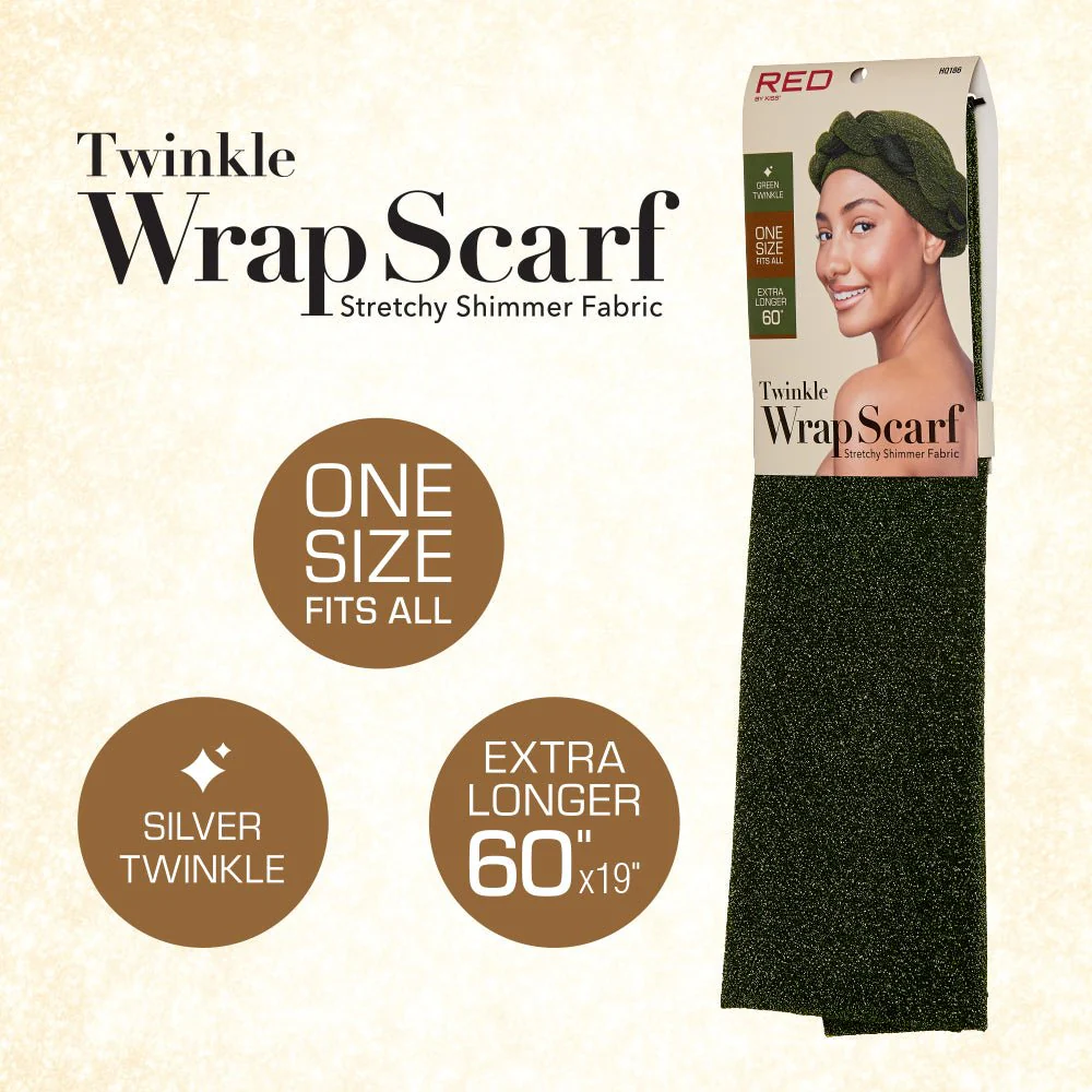 Red by Kiss Twinkle Wrap Scarf - Image 21