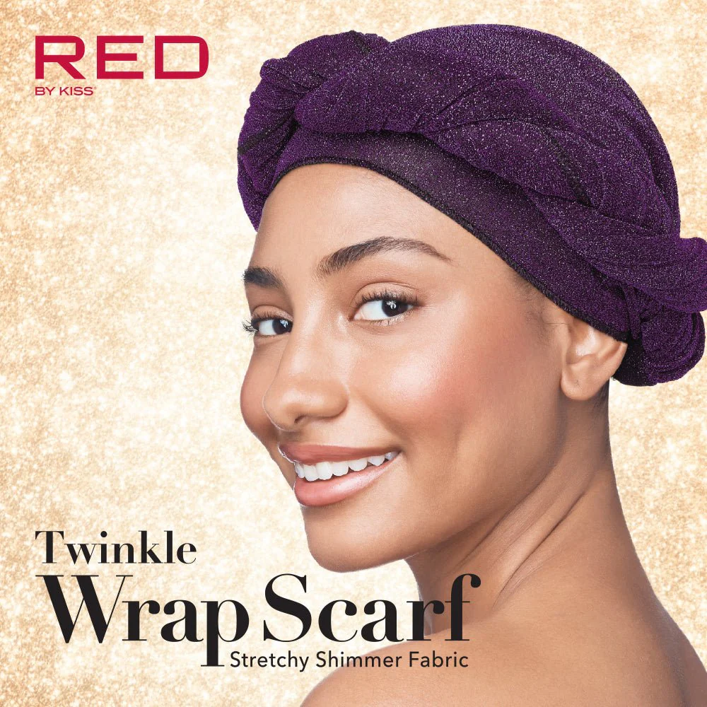 Red by Kiss Twinkle Wrap Scarf - Image 3