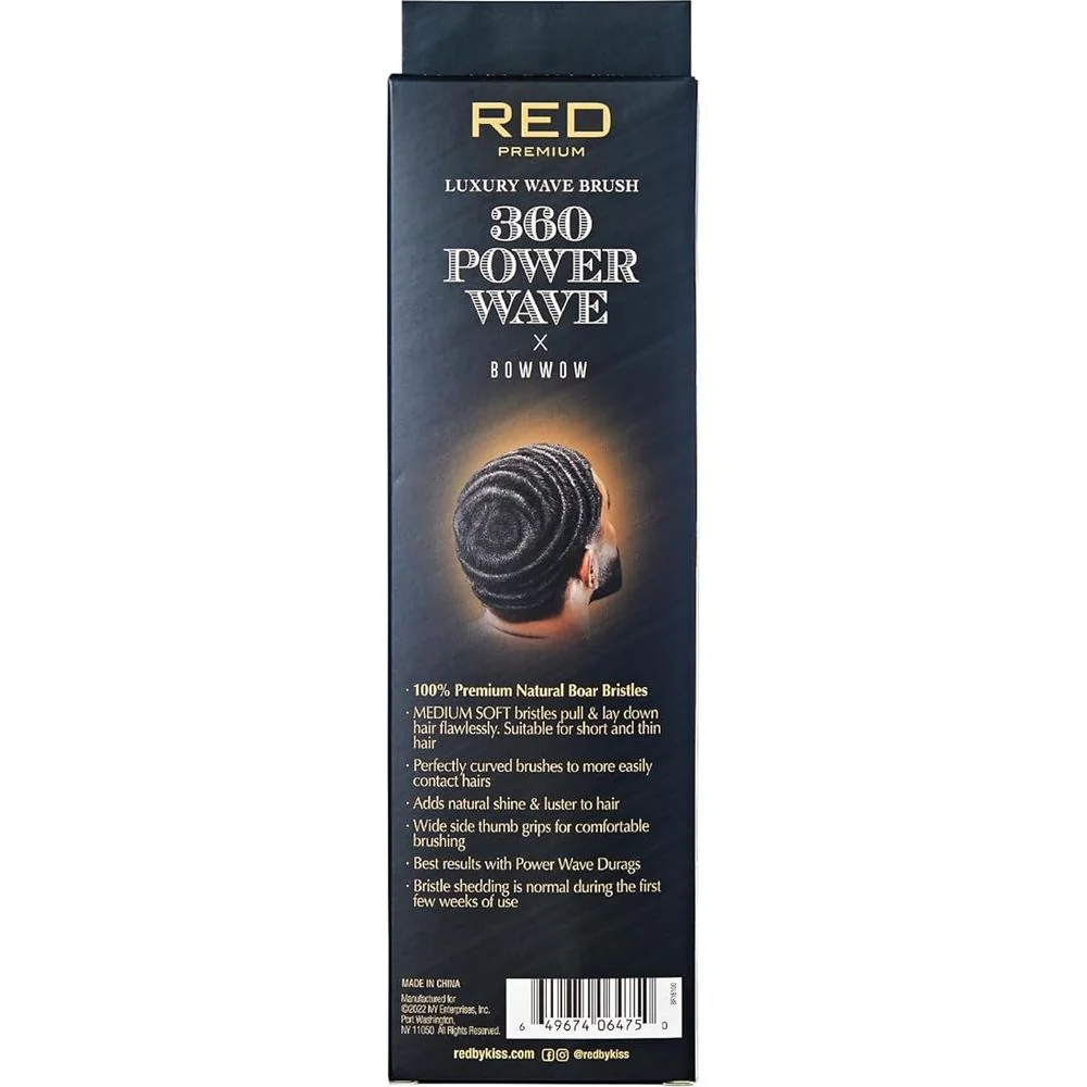 RED by KISS Premium 360 Power Wave Brush - Firm Bristles - Image 5