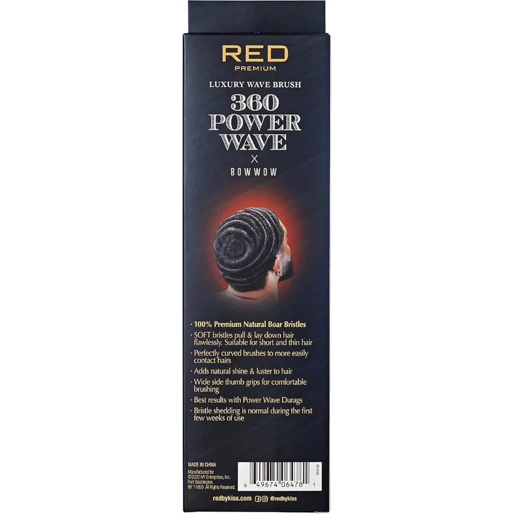RED by KISS Premium 360 Power Wave Brush - Extra Firm Bristles - Image 5